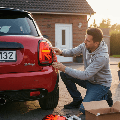 Mini Rückleuchten Installation